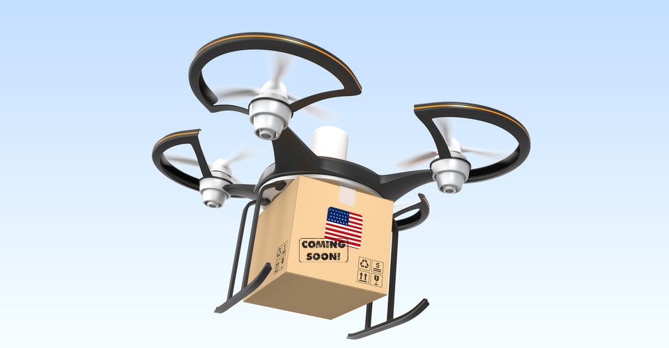 drones pakket bezorging legaal usa