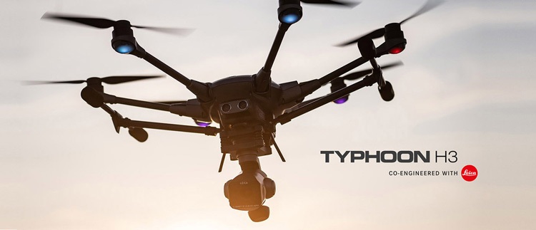 Yuneec en Leica introduceren Typhoon H3 drone