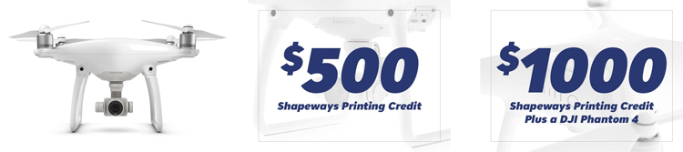 DJI en Shapeways organiseren Search and Rescue 3D Printing Design wedstrijd DJI en Shapeways organiseren Search and Rescue 3D Printing Design wedstrijd